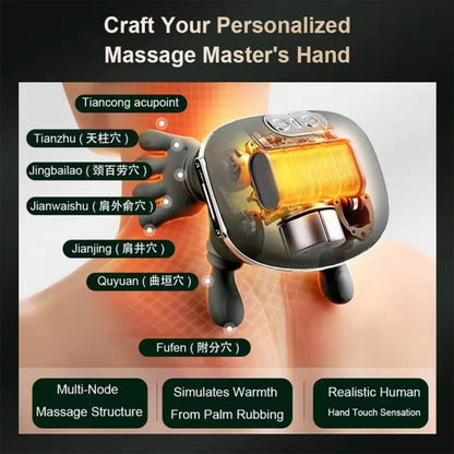 Portable Electric Neck & Shoulder Massager – Hands-Free Relaxation Device