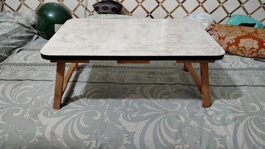 Multi-Purpose Wooden Folding Table for Laptop, Study & Breakfast | Portable Bed Table