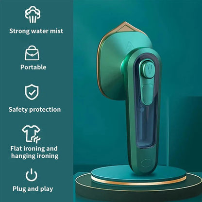 Portable Steam Iron – Handheld Quick Wrinkle Remover for Clothes & Travel