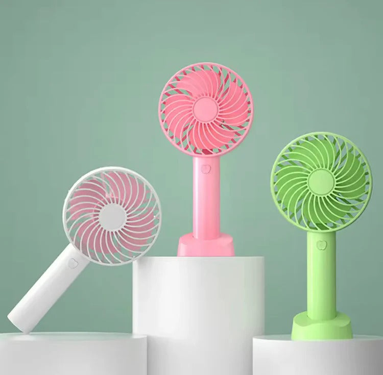 Portable Mini Rechargeable Fan | USB Handheld & Desktop Cooling Fan