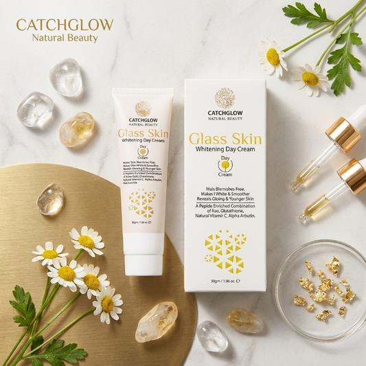 Catchglow Natural Beauty Glass Skin Whitening Day Cream | Brightening & Hydrating Face Cream