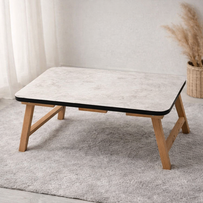 Multi-Purpose Wooden Folding Table for Laptop, Study & Breakfast | Portable Bed Table