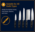 3-Stage Knife Sharpener – Manual Kitchen Knife Sharpening Tool