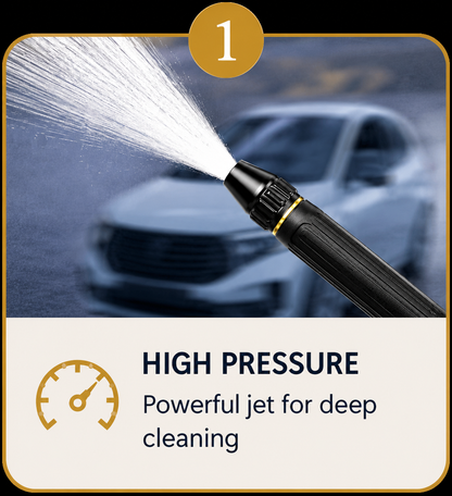 High Pressure Car Washer Gun | Portable Water Spray Gun for Car Washing, Garden & Home Cleaning