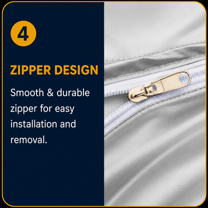 Premium Waterproof Washing Machine Cover – Dustproof Top Load Washing Machine Protector with Zipper