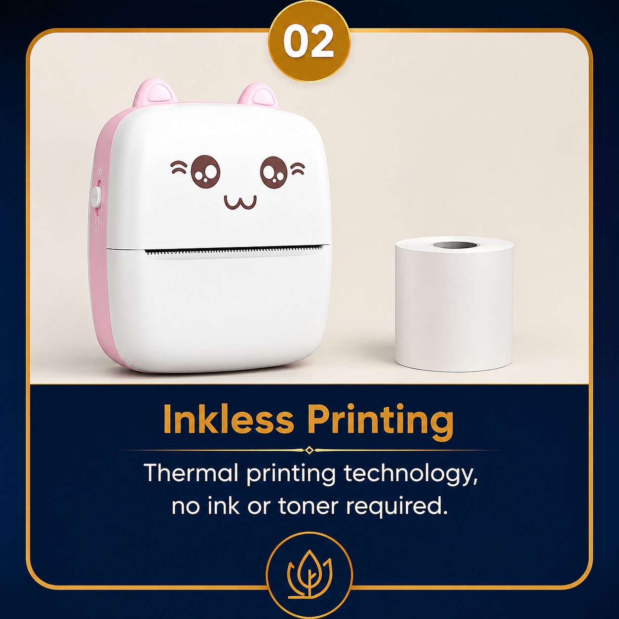 Mini Portable Thermal Printer – Wireless Bluetooth Pocket Printer for Android & iPhone