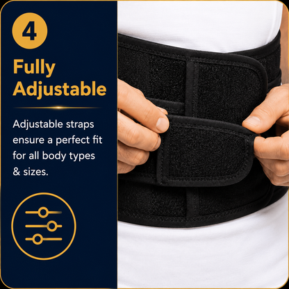 Posture Corrector Belt for Men & Women | Adjustable Back Support Brace