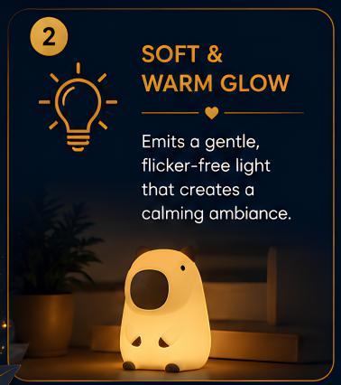 Rechargeable LED Table Lamp – Portable Touch Control Night Light with Adjustable Brightness