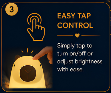 Rechargeable LED Table Lamp – Portable Touch Control Night Light with Adjustable Brightness