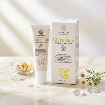 Catchglow Natural Beauty Glass Skin Whitening Day Cream | Brightening & Hydrating Face Cream