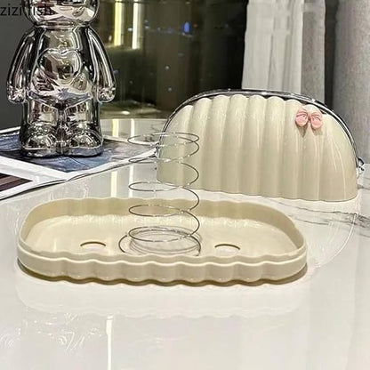 Decorative Shell Tissue Box Case | Elegant Tissue Holder for Home & Office
