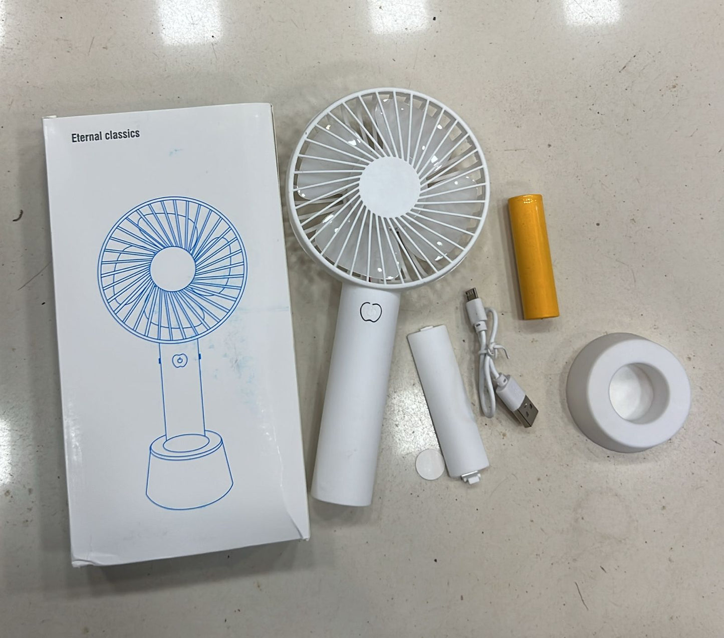 Portable Mini Rechargeable Fan | USB Handheld & Desktop Cooling Fan