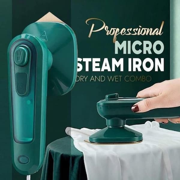 Portable Steam Iron – Handheld Quick Wrinkle Remover for Clothes & Travel